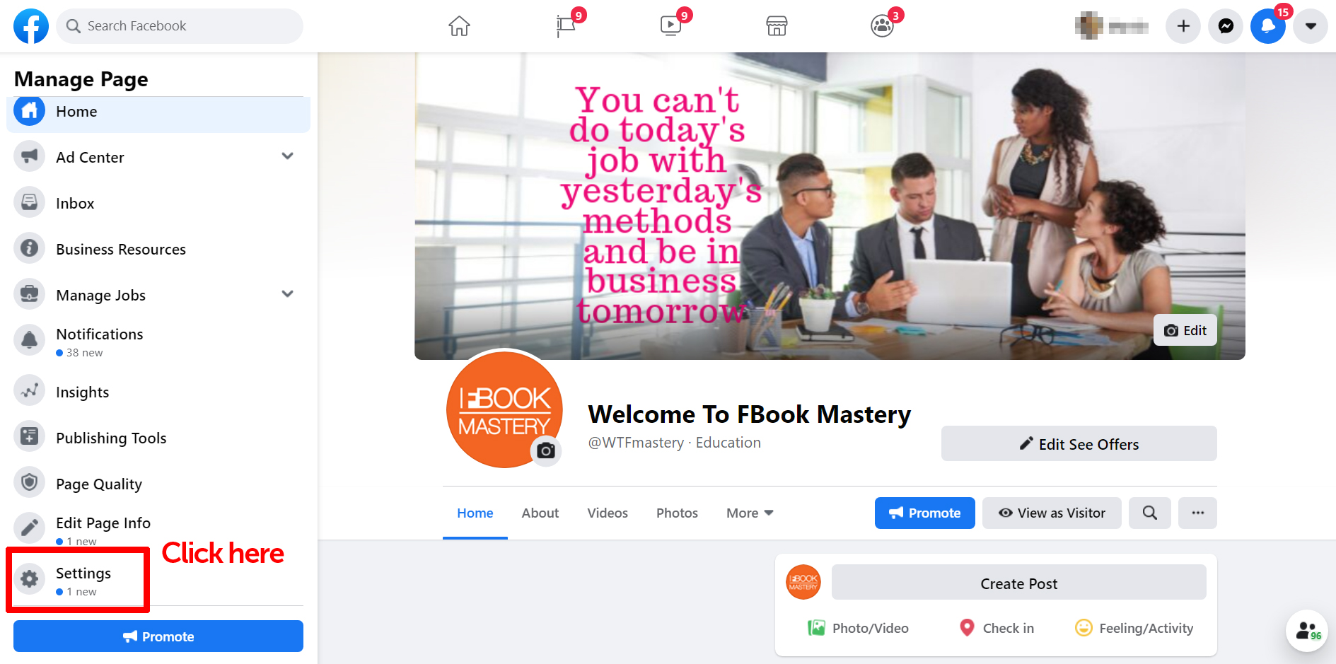 Facebook Page How To Add Admin To Your Facebook Page In 21 Fb Mastery